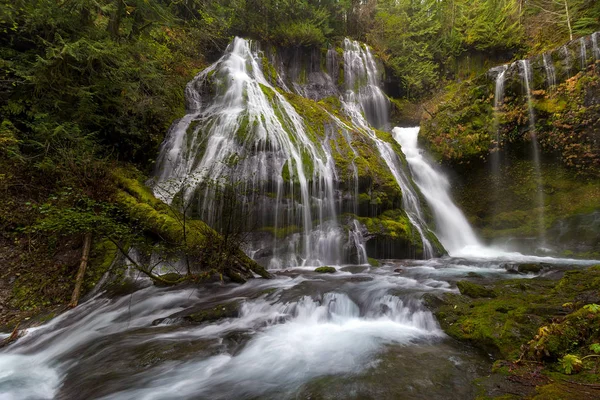 Panther Creek v národní les Gifforda Pinchota — Stock fotografie