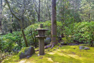 Taş Pagoda fener Japonca Garden