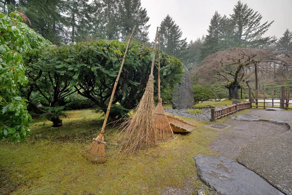 Nástroje japonské zahrady na šířku — Stock fotografie