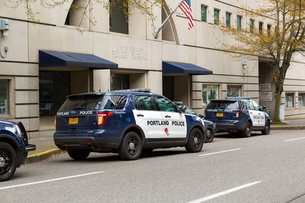 Oficina de Policía de Portland SUV — Foto de Stock
