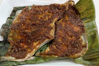 Baharatlı Muz Yaprağı Stingray Yakın plan