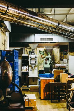 Hamburg'da kahve fabrikası