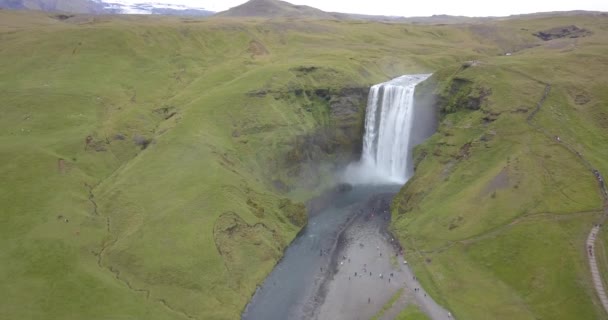 Πτήσεις προς Skogafoss — Αρχείο Βίντεο