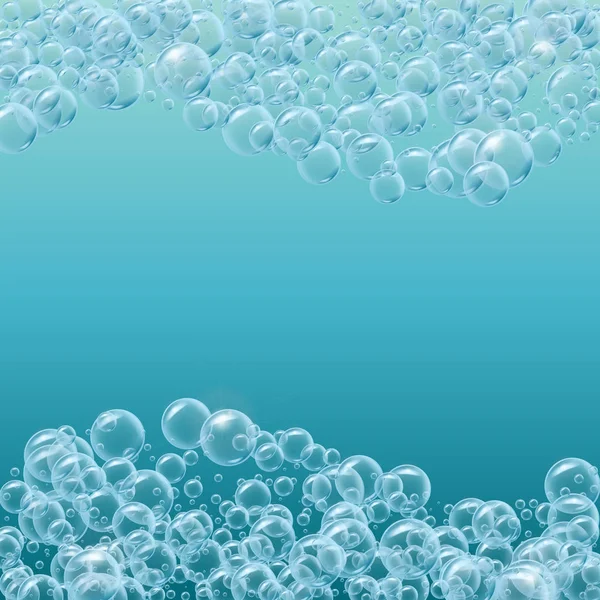 Gerçekçi su kabarcıkları arka plan