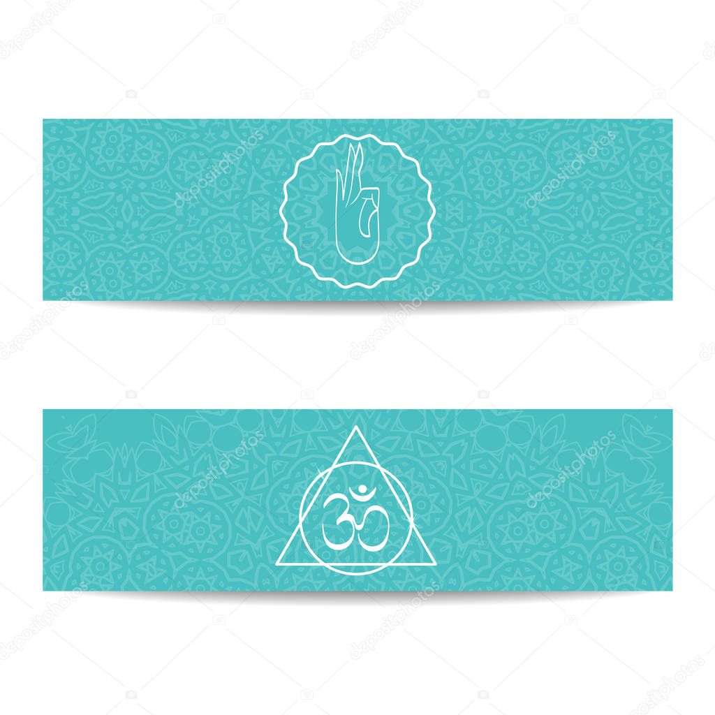 Yoga class and studio template banner