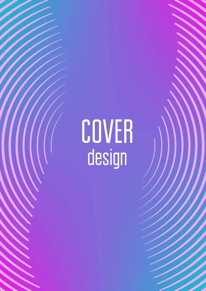 Abstract cover. Minimal trendy vector — Stock Vector