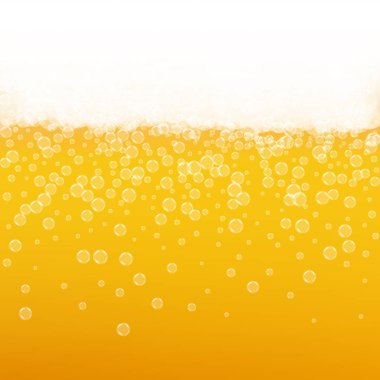 Bira arka plan gerçekçi kabarcıkları ile