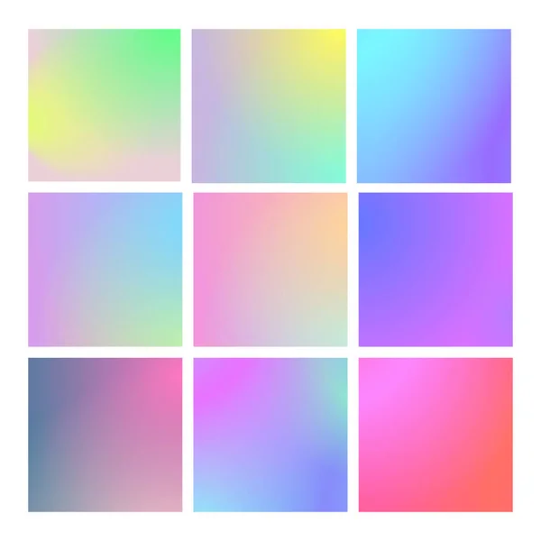 Gradient modern set de fundal abstract — Vector de stoc