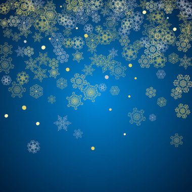 Noel ve Yeni Yıl kar taneleri