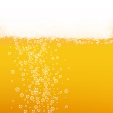 Bira arka plan gerçekçi kabarcıkları ile