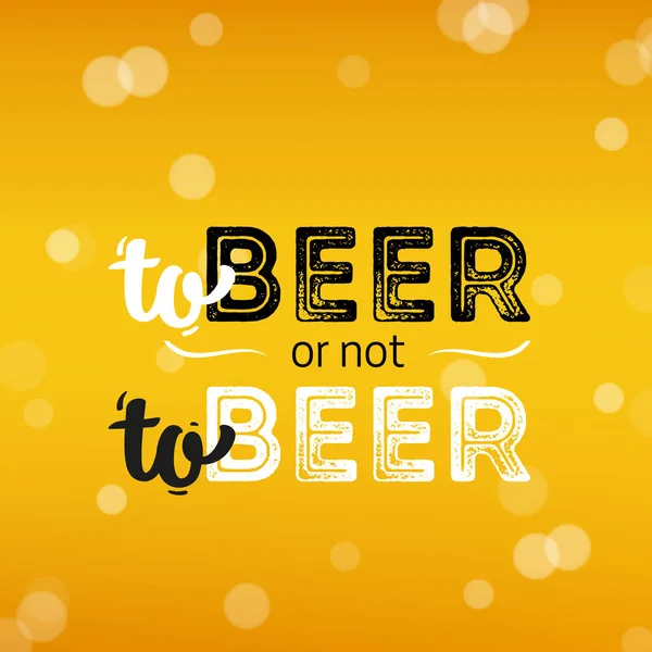 Beer background with text