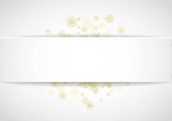 白纸背景雪花框 — 图库矢量图片