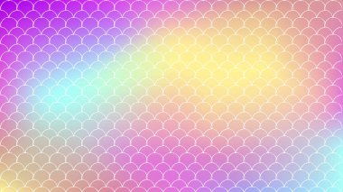 Balık ölçek ve deniz kızı arka plan