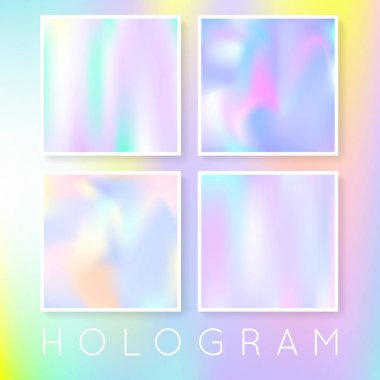 Holografik arka set.