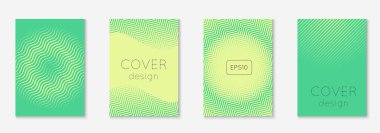 Gradyanlı minimalist kapak şablonu