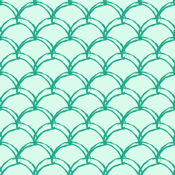 Sirène queue motif sans couture — Image vectorielle