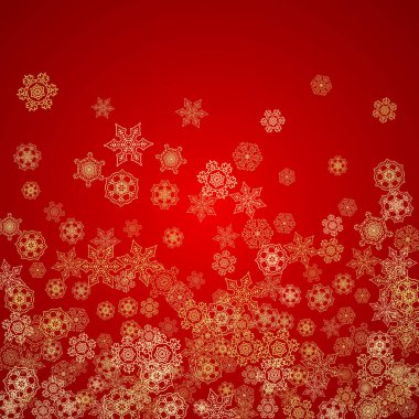 Noel ve Yeni Yıl kar taneleri