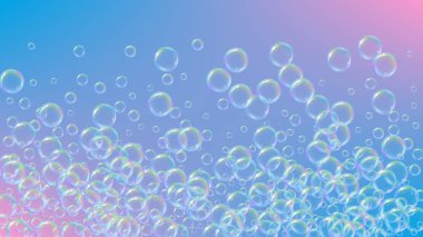 Banyo köpük degrade arka plan üzerinde