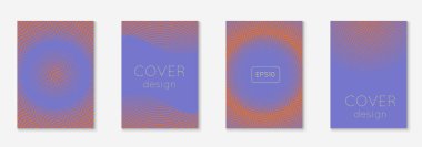 Gradyanlı minimalist kapak şablonu