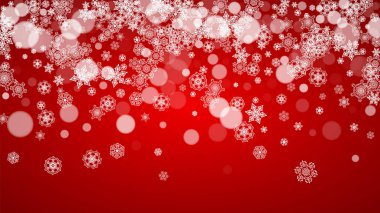 Noel ve Yeni Yıl kar taneleri