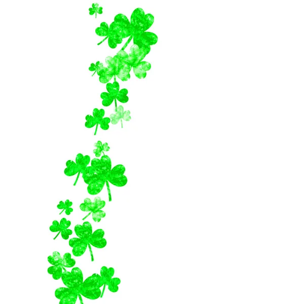 Shamrock-Hintergrund zum St. Patricks Day. — Stockvektor