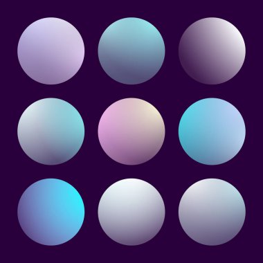 Modern 3d gradyan seti