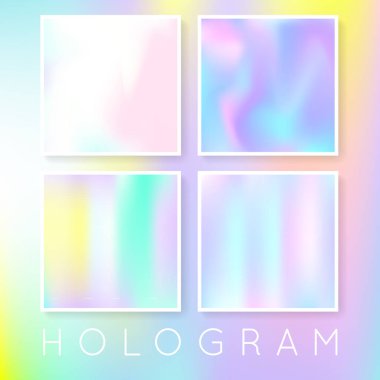 Holografik arka set.