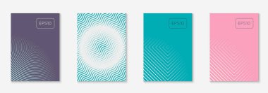 Gradyanlı minimalist kapak şablonu