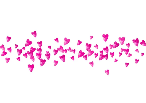 Muttertagshintergrund mit rosa Glitzerkonfetti. isoliert hören — Stockvektor