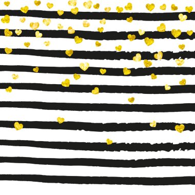 Noktalı altın parıltısı konfetisi