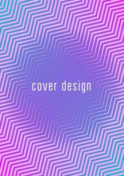 Modèle de couverture minimaliste avec dégradés — Image vectorielle