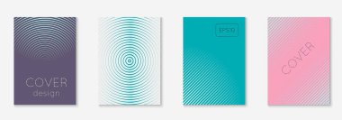 Gradyanlı minimalist kapak şablonu