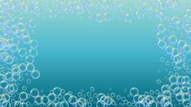 Şampuan balonu. Küvet için deterjan köpüğü, köpük ve sabun..