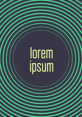 Gradyanlı minimalist kapak şablonu