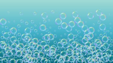 Sabun köpükleri ve köpüklerle yüzme havuzu arka planı.