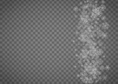 Noel ve Yeni Yıl kar taneleri