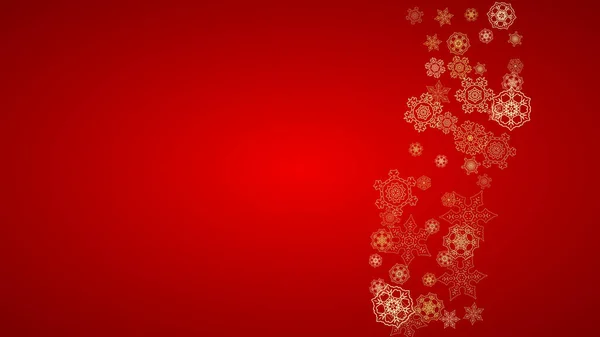 Різдвяні та новорічні сніжинки — стоковий вектор