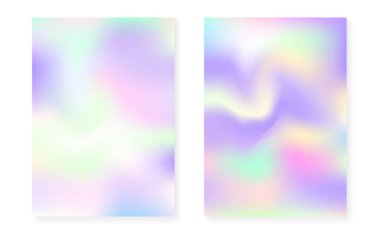 Hologram grafiksel kapaklı arkaplan.