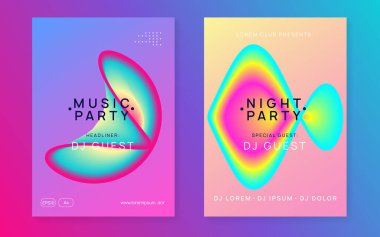 Yaz festivali ve müzik broşürü posteri..