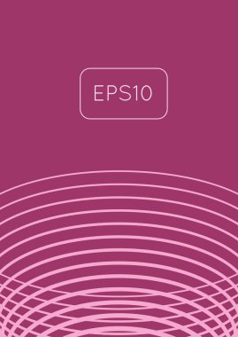 Gradyanlı minimalist kapak şablonu