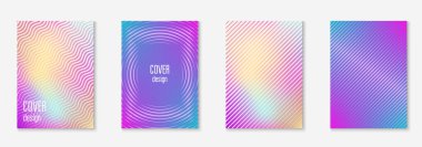 Gradyanlı minimalist kapak şablonu