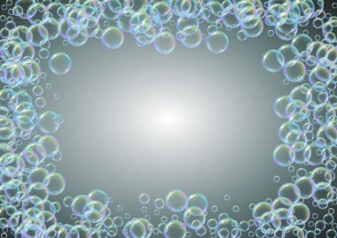 Deterjan köpüğü. Küvet için sabun köpüğü ve köpük. Şampuan..