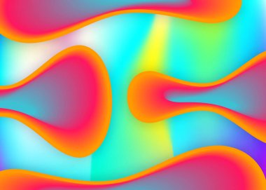 Sıvı dinamik elementlerle akışkan şekil arkaplanı.