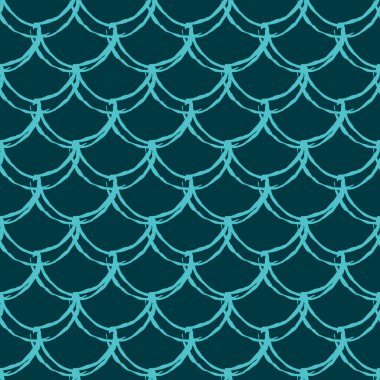 Denizkızı kuyruğu pürüzsüz desen