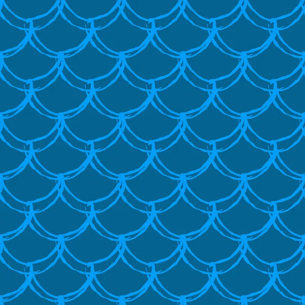 Escala de pescado patrón sin costura — Archivo Imágenes Vectoriales