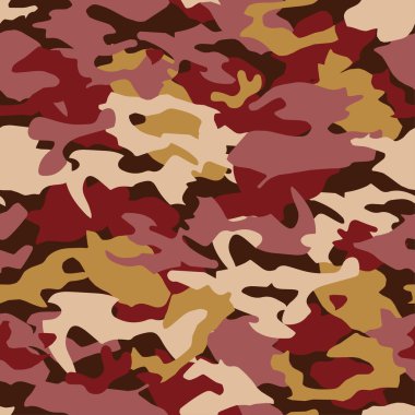 Seamless vector camouflage pattern. Print. Repeating background. Cloth design, wallpaper. clipart