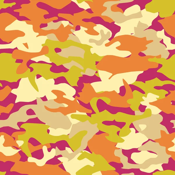 Seamless vector camouflage pattern. Print. Repeating background. Cloth design, wallpaper. — Stock Vector