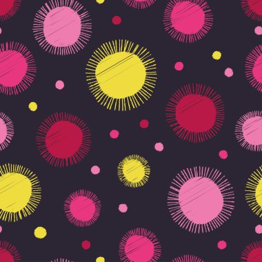 Etnik boho kusursuz desen. Yazdır. arka plan tekrarlanıyor. Kumaş tasarımı, duvar kağıdı.