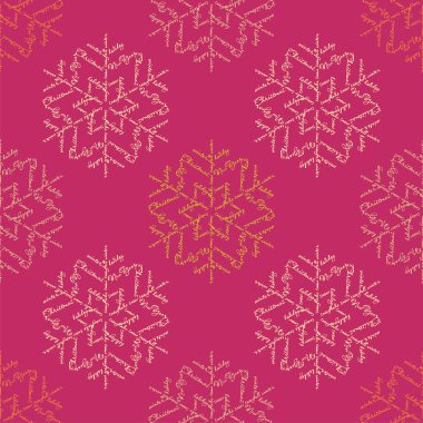 Kar taneleri ile sorunsuz arka plan. Hat. Yazdırın. Yinelenen arka plan. Kumaş tasarımı, duvar kağıdı.