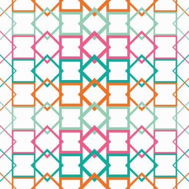 Sorunsuz vektör arka plan soyut geometrik desenli. Yazdırın. Yinelenen arka plan. Kumaş tasarımı, duvar kağıdı.